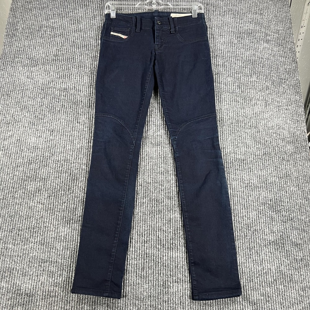 Diesel Speedjegg Jeans Womens 25 Blue Jegging Low Rise Stretch Wash 0881B